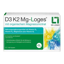 D3 K2 MG-Loges capsules, 180 pcs