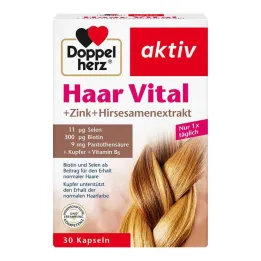 Doppelherz Hair Vital + Zinc + Millet Capsules, 30 pcs