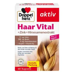 Doppelherz Hair Vital + Zinc + Millet Capsules, 60 pcs