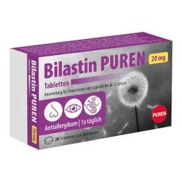 Bilastin Puren 20 mg tablets, 20 pcs