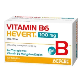 Vitamin B6 Hevert 100 mg tablets, 200 pcs