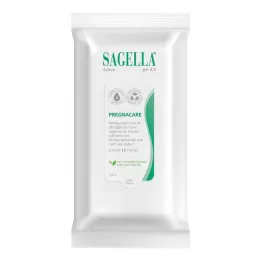 Sagella active Pregnacare cleaning wipes, 15 pcs