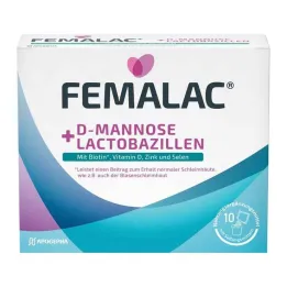 Femalac D-Mannose + Lactobacillus powder for H.e.L.z.E., 10 pcs