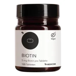 Biotin 5 mg biotin per tablet, 120 pcs