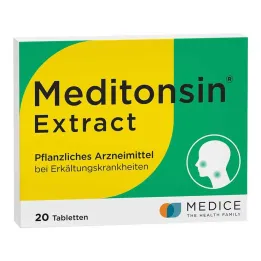 Meditonsin Extract herbal cold tablets, 20 pcs