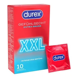 Durex Feeling Real XXL Condoms, 10 pcs