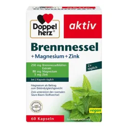 Doppelherz Nettle + Magnesium + Zinc Capsules, 60 pcs