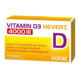 Vitamin D3 Hevert 4,000 IU tablets, 100 pieces