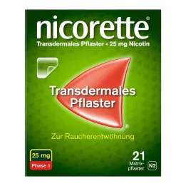 nicorette TX plaster 25 mg, 21 pcs