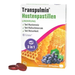 Transpulmin cough lozenges, 20 pcs