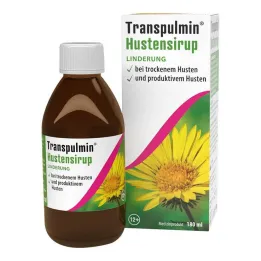 Transpulmin cough suppressant syrup, 180 ml