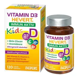 Vitamin D3 Hevert Immun Aktiv Kids lozenges, 120 pcs