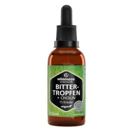 Bitter drops 15 herbs + choline without alcohol, 50 ml
