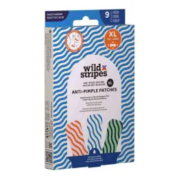 Wild Stripes Anti-Pimple Patches XL Clear, 9 pcs