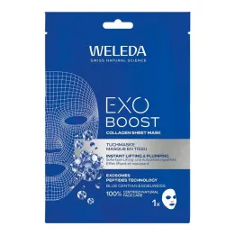 Weleda Exo Boost Collagen sheet mask blue gentian, 20 ml