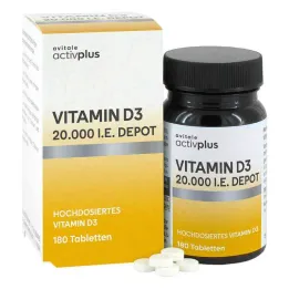 Activplus Vitamin D3 20,000 IU depot tablets (180 pieces)
