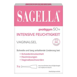 Sagella poligyn 50 + intensive moisture gel, 7 pcs