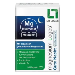 Magnesium Loges Good Night with Melatonin Capsules, 30 pcs
