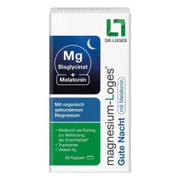Magnesium Loges Good Night with Melatonin Capsules, 60 pcs