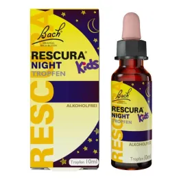 Bach flowers Rescura Night Kids drops alcohol-free, 10 ml