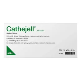 Cathejell Lidocaine sterile lubricant Zhs 12.5 g, 25 pcs