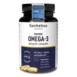 Sanhelios Premium Omega-3 capsules, 120 pieces
